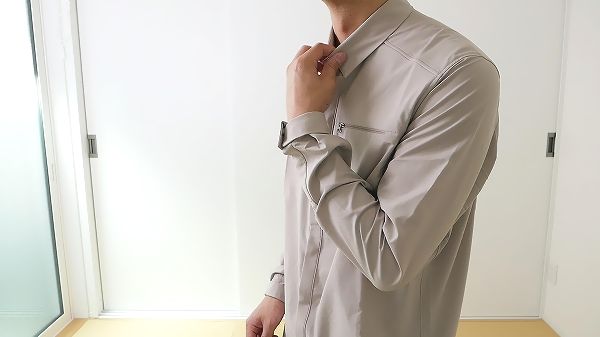 【着用レビュー】アークテリクス「スカイラインLSシャツ」のサイズ感と惜しいポイント2つ
